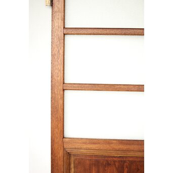 ラワンのダイアガラスドア　GD0182 ビスなどが無く　両面どちらも見劣り無しの造りです