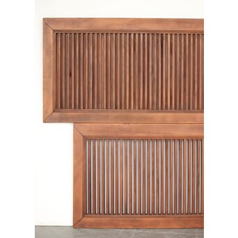 無双 筬欄間 2枚1組　R0311 上を閉じ　下を開口してみました