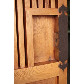 総欅 格子蔵戸　W113YD 