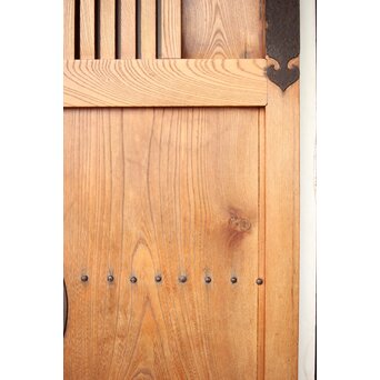 総欅 格子蔵戸　W113YD 