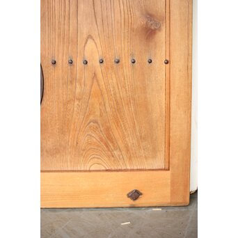 総欅 格子蔵戸　W113YD 