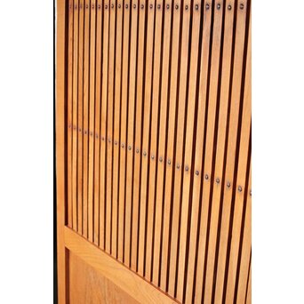 総欅 格子蔵戸　W113YD 