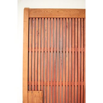 総欅 格子蔵戸　W113YD 