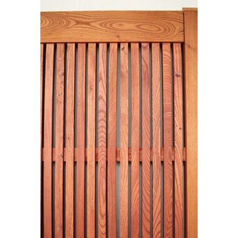 総欅 格子蔵戸　W113YD 