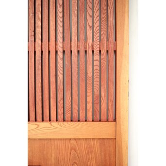 総欅 格子蔵戸　W113YD 