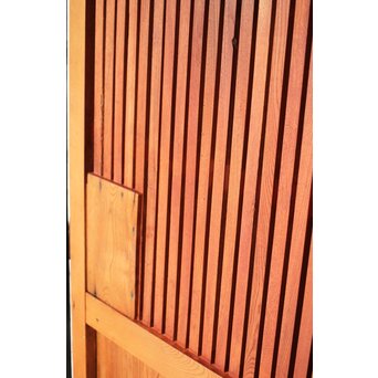 総欅 格子蔵戸　W113YD 