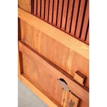 総欅 格子蔵戸　W113YD 