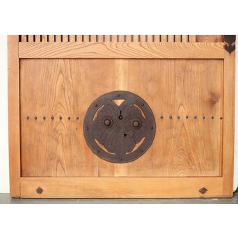 総欅 格子蔵戸　W113YD 