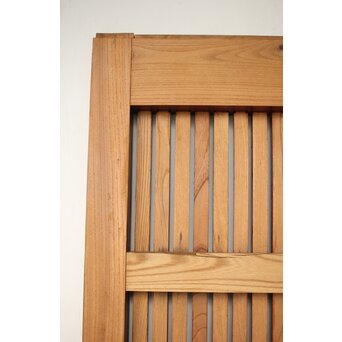 総欅 重金具格子蔵戸　W114Y 