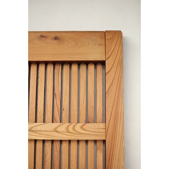 総欅 重金具格子蔵戸　W114Y 