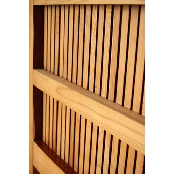 総欅 重金具格子蔵戸　W114Y 