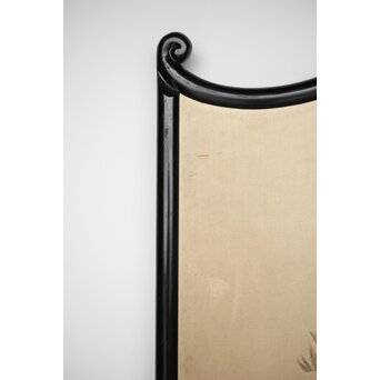 意匠明治刺繍 三枚屏風　Z425 