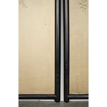 意匠明治刺繍 三枚屏風　Z425 