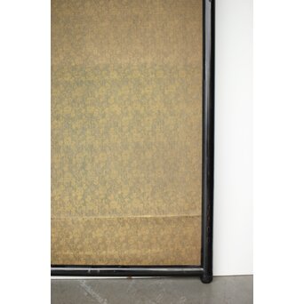 意匠明治刺繍 三枚屏風　Z425 