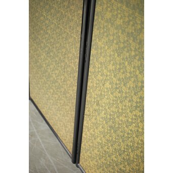 意匠明治刺繍 三枚屏風　Z425 