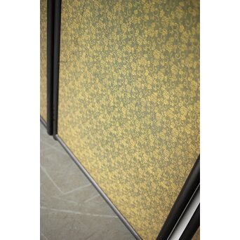 意匠明治刺繍 三枚屏風　Z425 