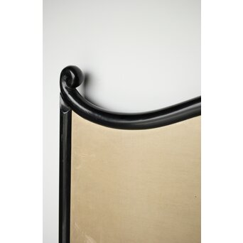 意匠明治刺繍 三枚屏風　Z425 