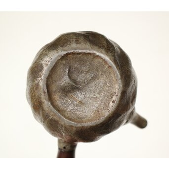 隺翁 砲口唐木手 錫急須　M368 