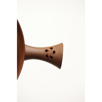 温故焼 漢詩彫 清水温故作 三足急須　P401 