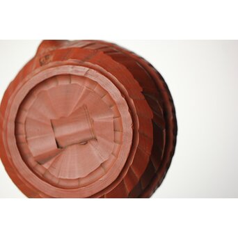 常滑 清水石仙 朱泥宝瓶　P402 