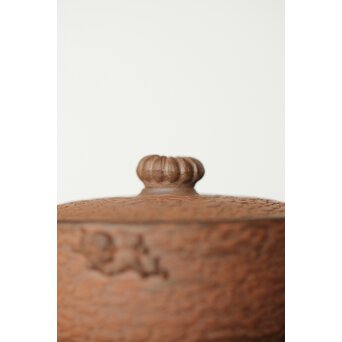 温故焼 清水温故作 松皮文宝瓶　P404 