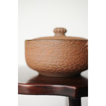 温故焼 清水温故作 松皮文宝瓶　P404 