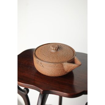 温故焼 清水温故作 松皮文宝瓶　P404 