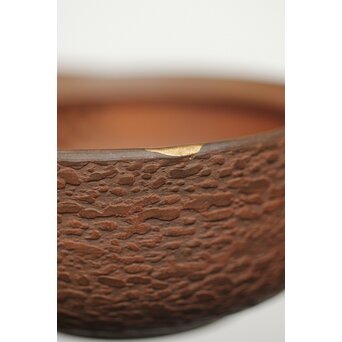 温故焼 清水温故作 松皮文宝瓶　P404 