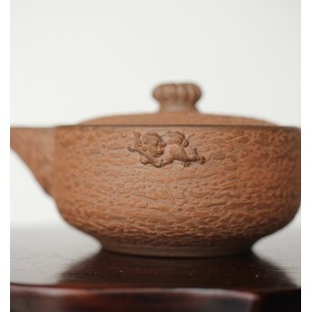 温故焼 清水温故作 松皮文宝瓶　P404 