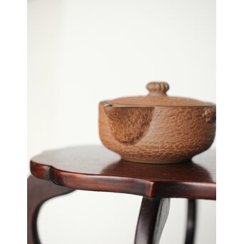 温故焼 清水温故作 松皮文宝瓶　P404 