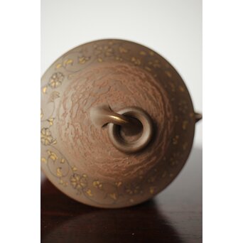 温故焼 清水温故作 松皮文宝瓶　P405 