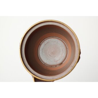 温故焼 清水温故作 松皮文宝瓶　P405 