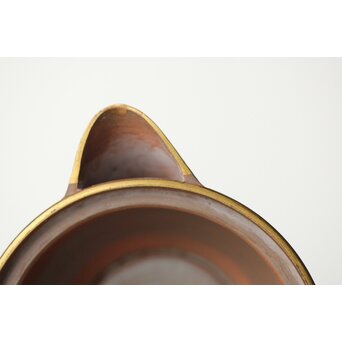 温故焼 清水温故作 松皮文宝瓶　P405 