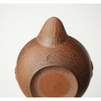 温故焼 清水温故作 松皮文宝瓶　P405 