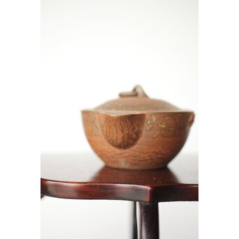 温故焼 清水温故作 松皮文宝瓶　P405 