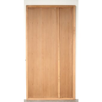 縦桟 舞良戸の扉　B1038 ウラ