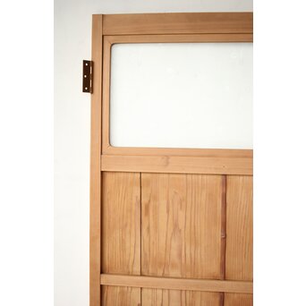 背の低い レトロガラス雪隠戸　GD0183 