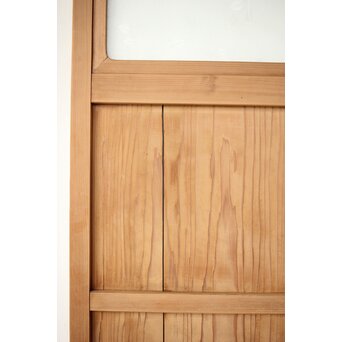 背の低い レトロガラス雪隠戸　GD0183 