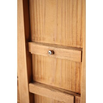 背の低い レトロガラス雪隠戸　GD0183 カンヌキ補修部分