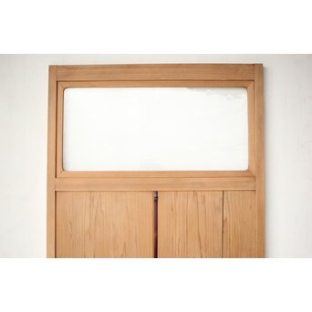 背の低い レトロガラス雪隠戸　GD0183 