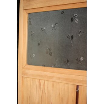 背の低い レトロガラス雪隠戸　GD0183 