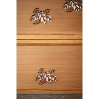 桐透かし欄間 2枚1組　R0312 