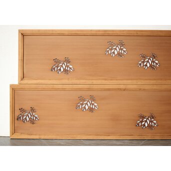 桐透かし欄間 2枚1組　R0312 