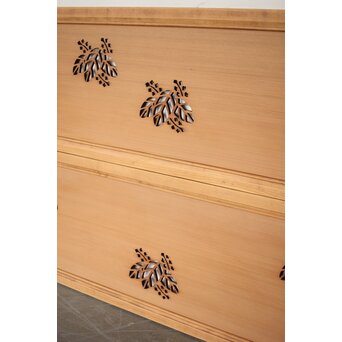 桐透かし欄間 2枚1組　R0312 