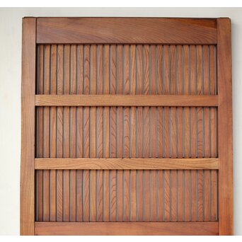 総欅 重金具格子蔵戸　W115Y 