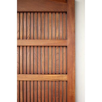 総欅 重金具格子蔵戸　W115Y 