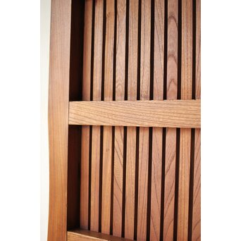 総欅 重金具格子蔵戸　W115Y 