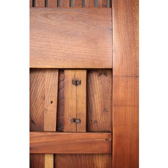 総欅 重金具格子蔵戸　W115Y 