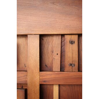 総欅 重金具格子蔵戸　W115Y 