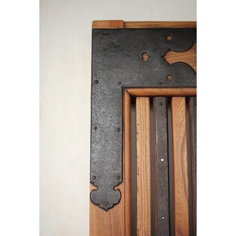 総欅 重金具格子蔵戸　W115Y 